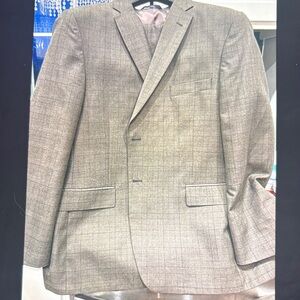 Haggar Men's Textured Gray Blazer